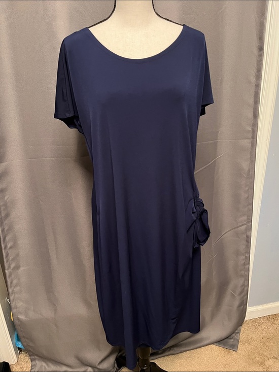 Robbie Bee Dresses & Skirts - Robbie Bee Navy Blue Asymmetrical Dress